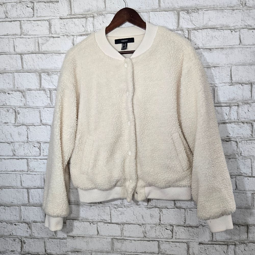 Forever 21 fuzzy warm jacket